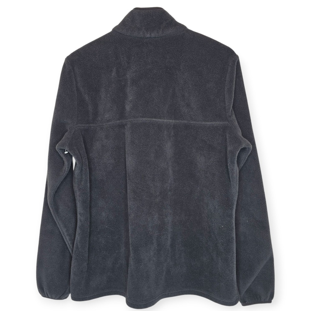 COLUMBIA Women Pullover Fleece II Benton Springs Half Snap Black Sz XL Gorpcore - Picture 5 of 11